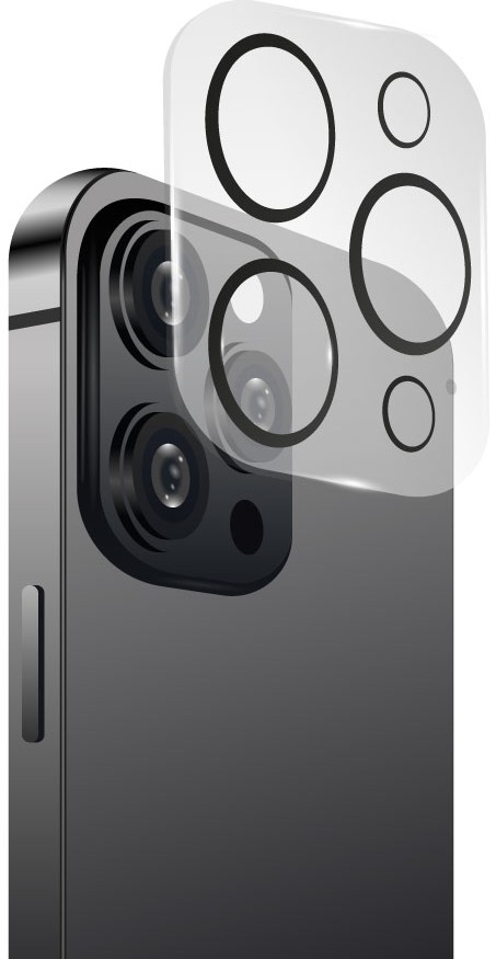 Защитное стекло для смартфона Intaleo Camera Lens for Apple iPhone 12 Pro Max Black (1283126565298)
