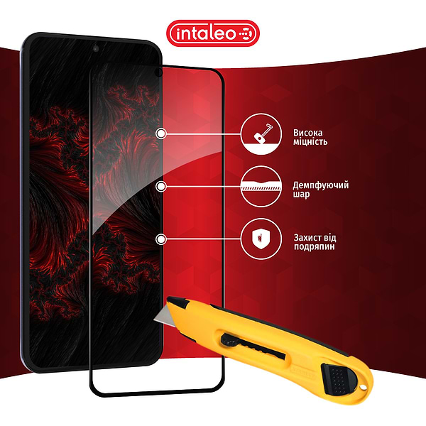 Фото - Захисне скло для смартфону Intaleo Full Glue for Moto Edge 30 Neo 
Black (1283126546709)