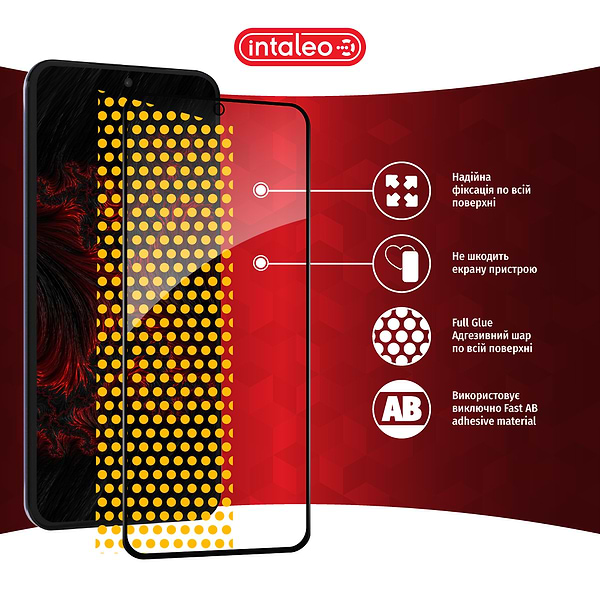 Фото - Захисне скло для смартфону Intaleo Full Glue for Moto Edge 30 Neo 
Black (1283126546709)
