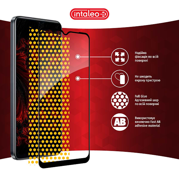 Фото - Захисне скло для смартфону Intaleo Full Glue for Realme 10 5G Black (1283126551529)