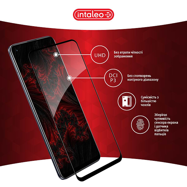 Фото - Захисне скло для смартфону Intaleo Full Glue for Realme 8 Pro (1283126523274)