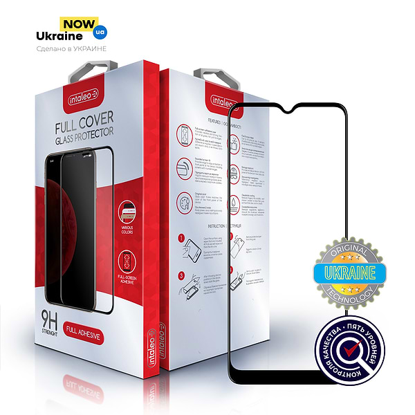 Фото - Защитное стекло для смартфона Intaleo Full Glue for Samsung A02 (1283126509506)