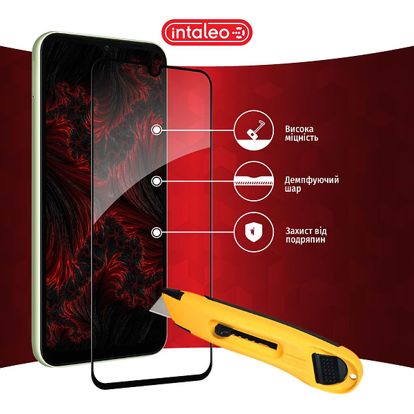Фото - Захисне скло для смартфону Intaleo Full Glue for Samsung A14 (1283126559778)