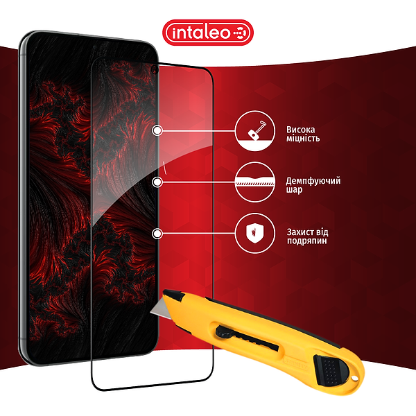 Фото - Защитное стекло для смартфона Intaleo Full Glue for Samsung S23 Plus (1283126559716)