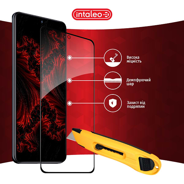 Фото - Защитное стекло для смартфона Intaleo Full Glue for Xiaomi 12T/12T Pro Black (1283126546433)