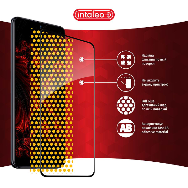 Фото - Защитное стекло для смартфона Intaleo Full Glue for Xiaomi 12T/12T Pro Black (1283126546433)