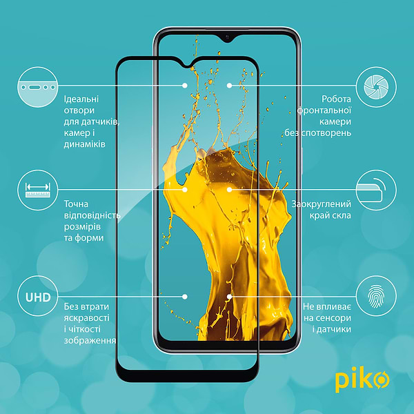 Фото - Захисне скло для смартфону Piko Full Glue for Realme V20 (1283126559457)