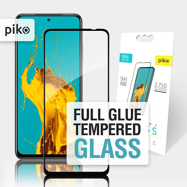 Фото - Захисне скло для смартфону Piko Full Glue for Xiaomi Poco M5S Black (1283126545160)