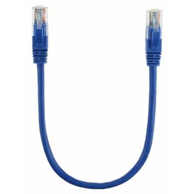 Кабель патч-корд Ritar Cat.5e UTP CCA Blue 0.3m (PCR-CCA/0.3Be)