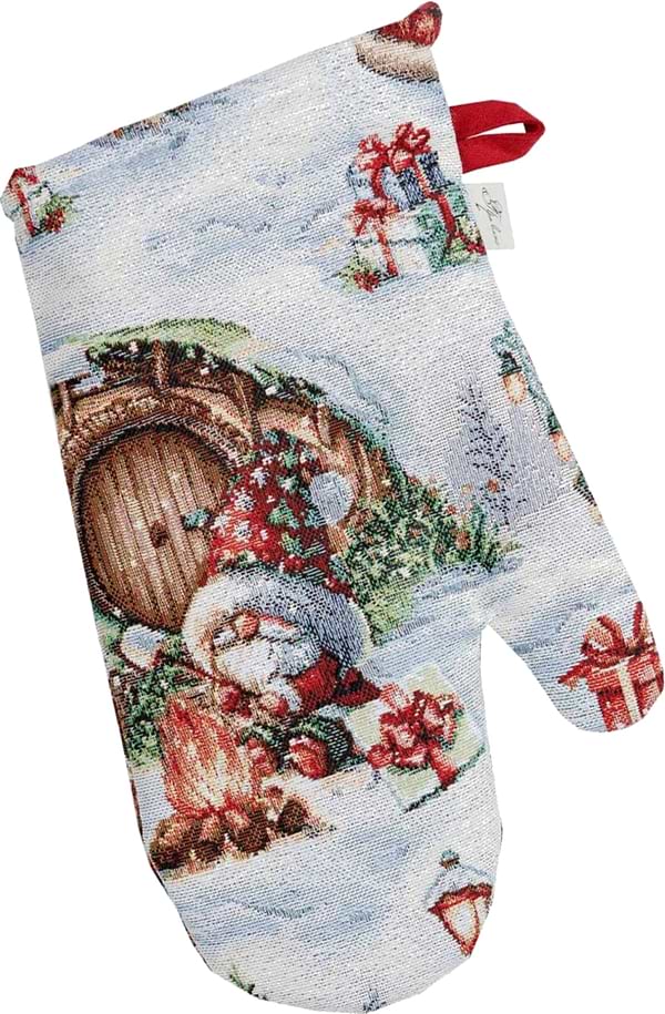 Фото - Прихватка-рукавица Прованс Рождественский костер 32х15 см (038402)