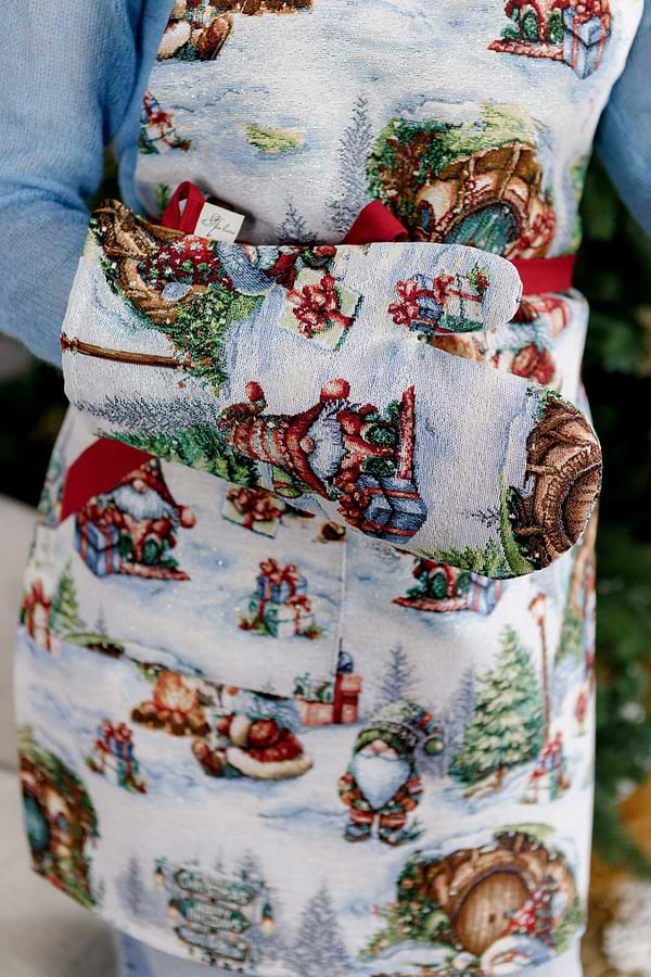 Фото - Прихватка-рукавица Прованс Рождественский костер 32х15 см (038402)