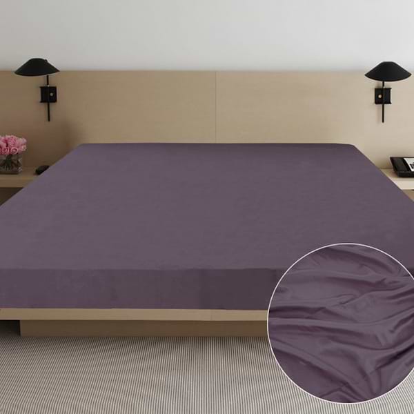 Фото - Простирадло полуторне Ярослав сатин 145х215 диз.02 (сіро-блакитний) (39592)