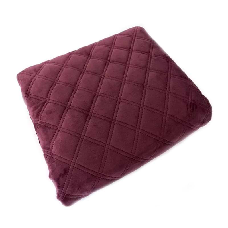 Покривало двоспальне ТЕП Velour 180х240 см Бордо/Ромб прямий (4-00516_21937)