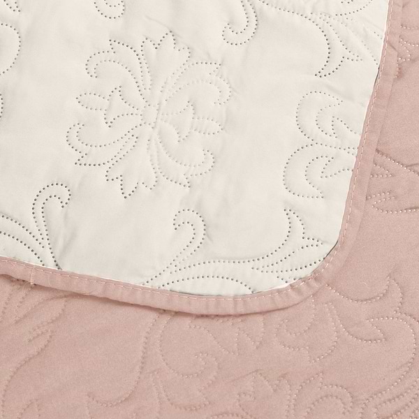 Фото - Покрывало двуспальное ТЕП Vintage 180х240 см Пудровый/Аравийская ночь (4-00508_21043)