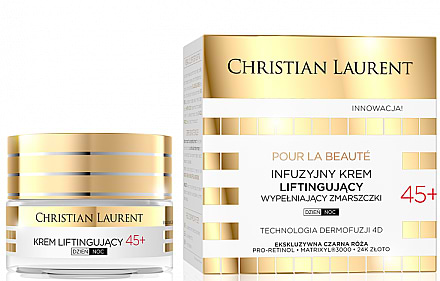 Крем для обличчя EVELINE філер з ліфтинг-ефектом Christian Laurent Pour La Beaute 45+ 50 мл (5901761962581) - Фото 1