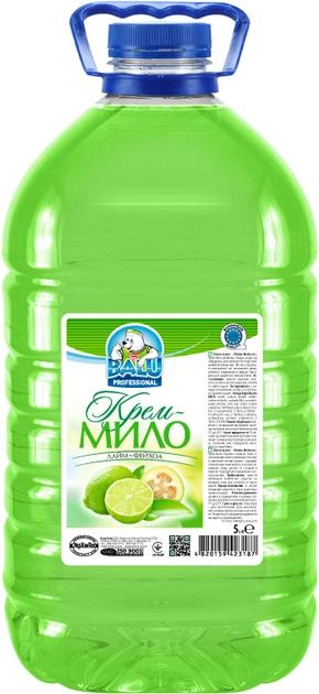 Рідке мило для рук BALU Лайм-Фейхоа, 5 л