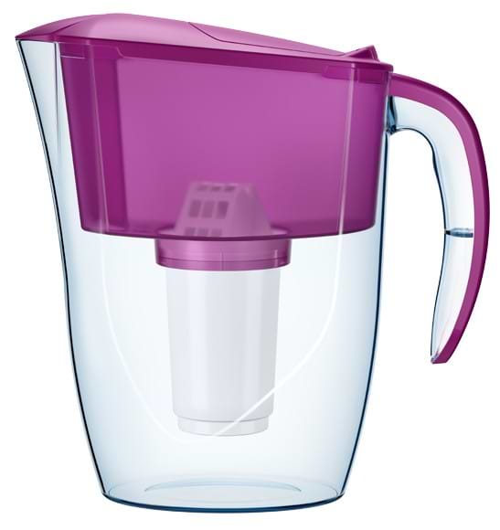 Фото - Фильтр-кувшин Аквафор Смайл с модулем А5 (цикламен) Фото - Фильтр-кувшин Аквафор Смайл с модулем А5 (цикламен)