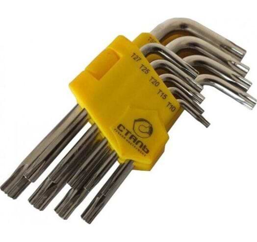 Набор ключей Сталь Г-образных 9 шт.