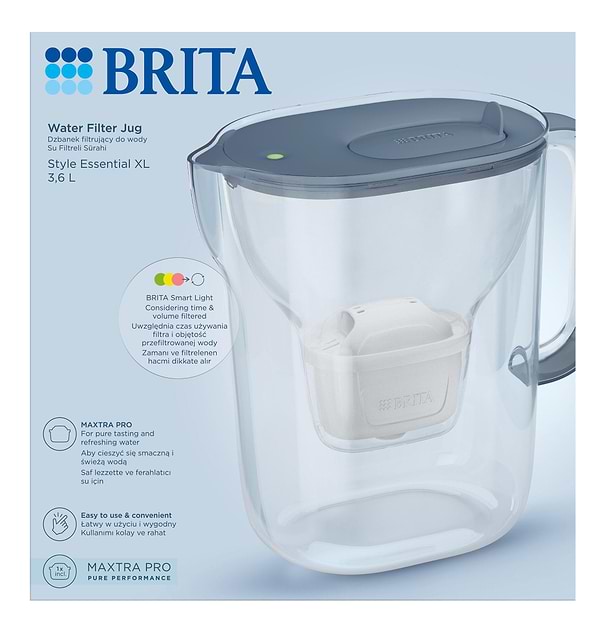 Фото - Фильтр-кувшин Brita Style Essential XL Mxpro серо-голубой