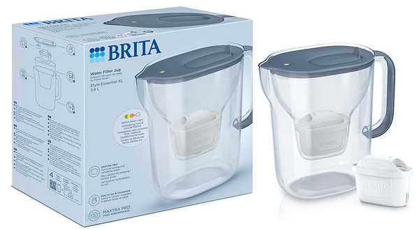Фото - Фильтр-кувшин Brita Style Essential XL Mxpro серо-голубой