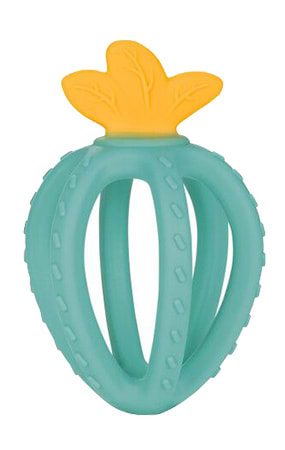 Прорізувач Canpol babies 3D Полуничка - бірюзова (80/400_tur) - Фото 1