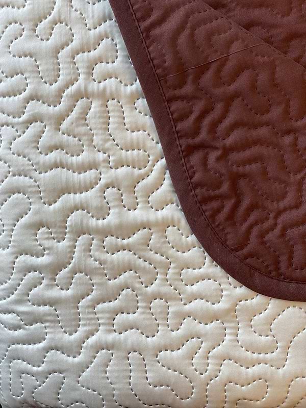 Фото - Покривало двоспальне Zastelli двостороннє паяне штучний шовк Молочно-Коричневе 210х240 см (20418)