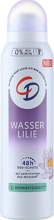 Фото - Дезодорант аэрозольный CD Водяная Лилия 150 мл (5000468000609) Фото - Дезодорант аэрозольный CD Водяная Лилия 150 мл (5000468000609)