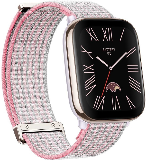 Фото - Ремінець для смарт-годинника Amazfit 20mm Nylon Medium Universal Pink (S240DNTY1N)