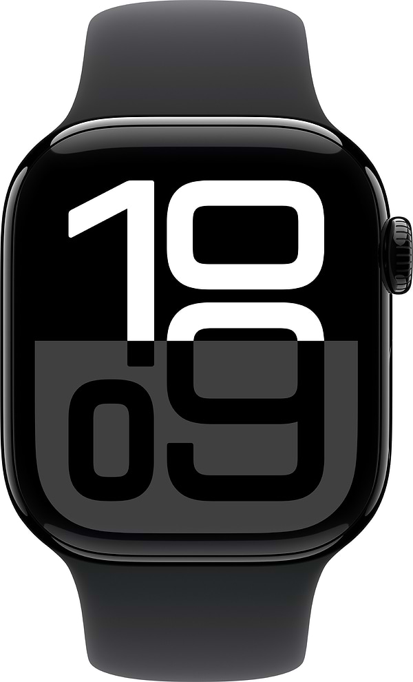 Фото - Ремінець для смарт-годинника Apple 42mm Black Sport Band - S/M (MXLJ3ZM/A)