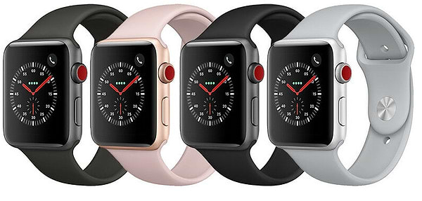 Фото - Смарт-годинник Apple Watch Series 3 GPS, 42mm Silver Aluminium Case with Fog Sport Band (MQL02FS/A)