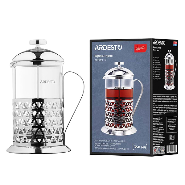 Фото - Френч-прес Ardesto Gemini Fasano 350 мл (AR1935FFP)