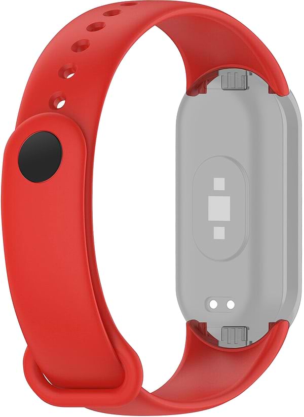 Фото - Ремінець для фітнес-браслету ArmorStandart for Xiaomi Mi Band 9/8 Red (ARM68024)