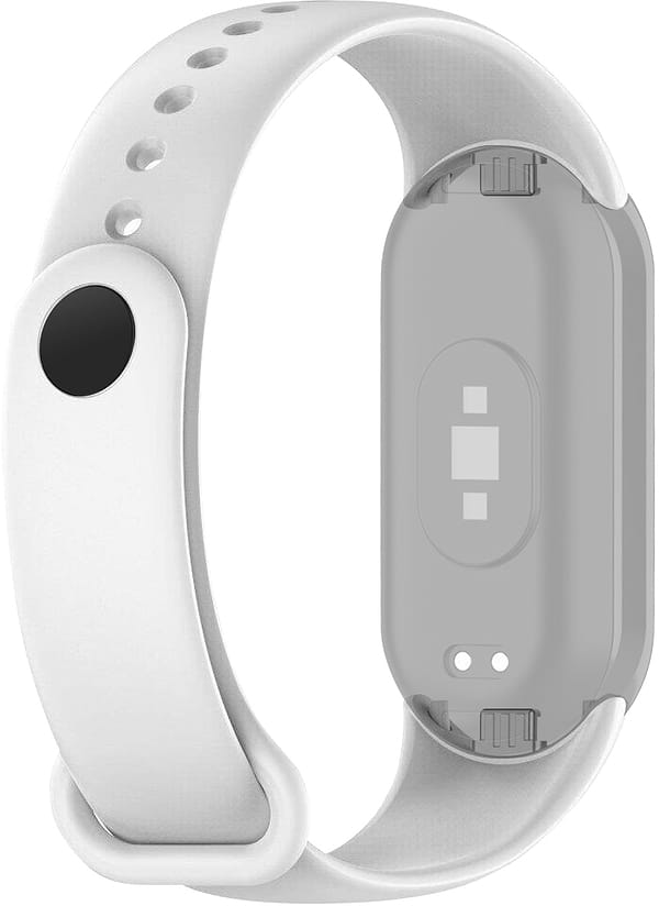 Фото - Ремінець для фітнес-браслету ArmorStandart for Xiaomi Mi Band 9/8 White (ARM68018)