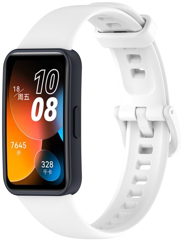 Ремешок для фитнес-браслета BeCover New for Huawei Band 8 / 9 / 10 White (715497)