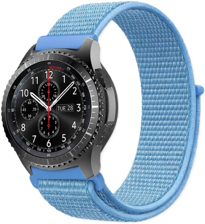 Ремінець для смарт-годинника BeCover Nylon Style for Huawei Watch GT 2 42mm Aqua Blue (714997)