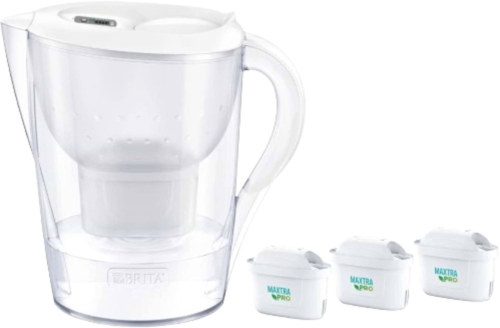 Фільтр-глечик Brita Marella XL MXpro White + 3 картриджа - Фото 1