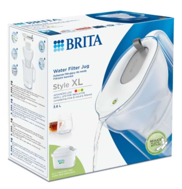 Фото - Фільтр-глечик Brita Style XL LED Mxpro Gray