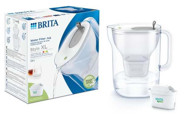 Фото - Фільтр-глечик Brita Style XL LED Mxpro Gray