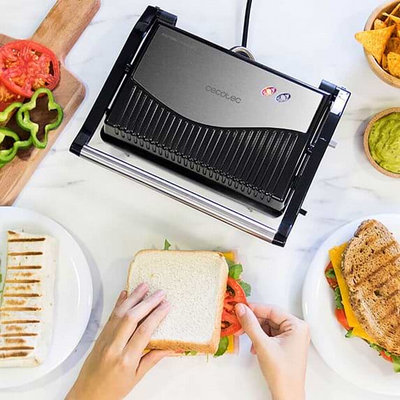 Фото - Гриль-барбекю електричний Cecotec Rock'nGrill 750 Full Open