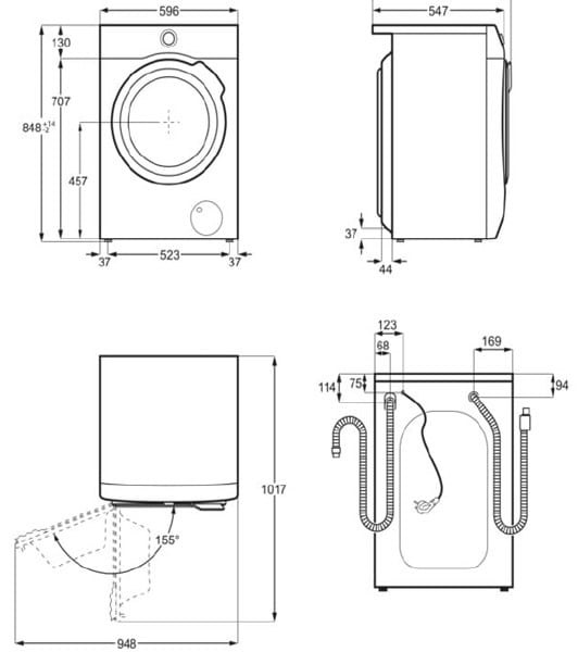 Фото - Прально-сушильна машина Electrolux EW7WO368SU