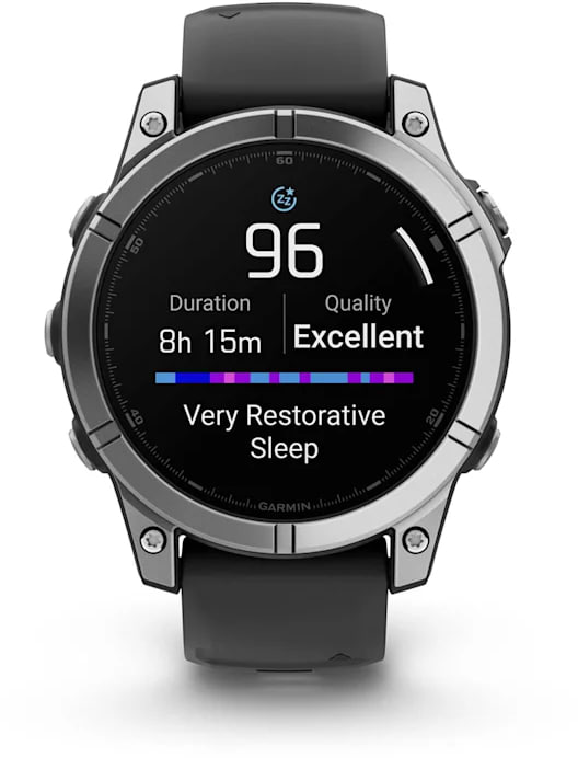 Фото - Смарт-часы Garmin fenix E Stainless Steel/Black (010-03025-00)