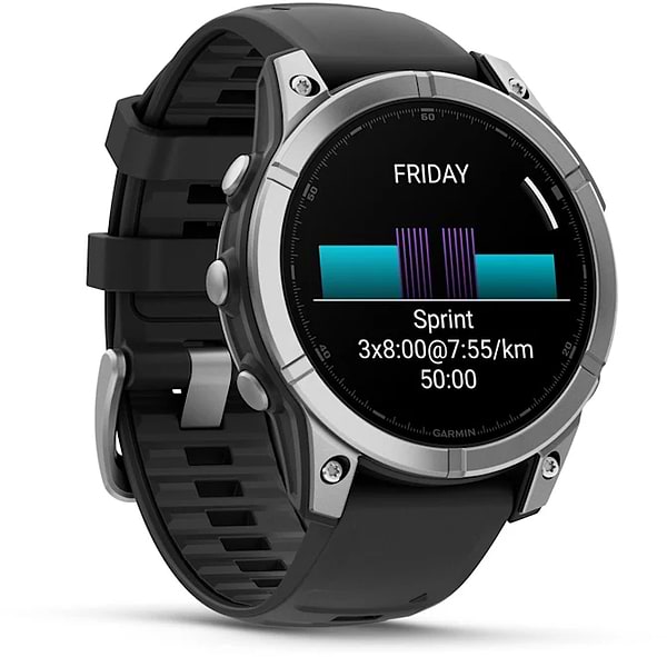 Фото - Смарт-часы Garmin fenix E Stainless Steel/Black (010-03025-00)