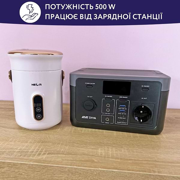 Фото - Уцінка - Ланч-бокс з підігрівом Neor HEAT 06L50 WT