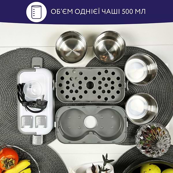 Фото - Ланч-бокс з підігрівом Neor Heat 2L2 WT