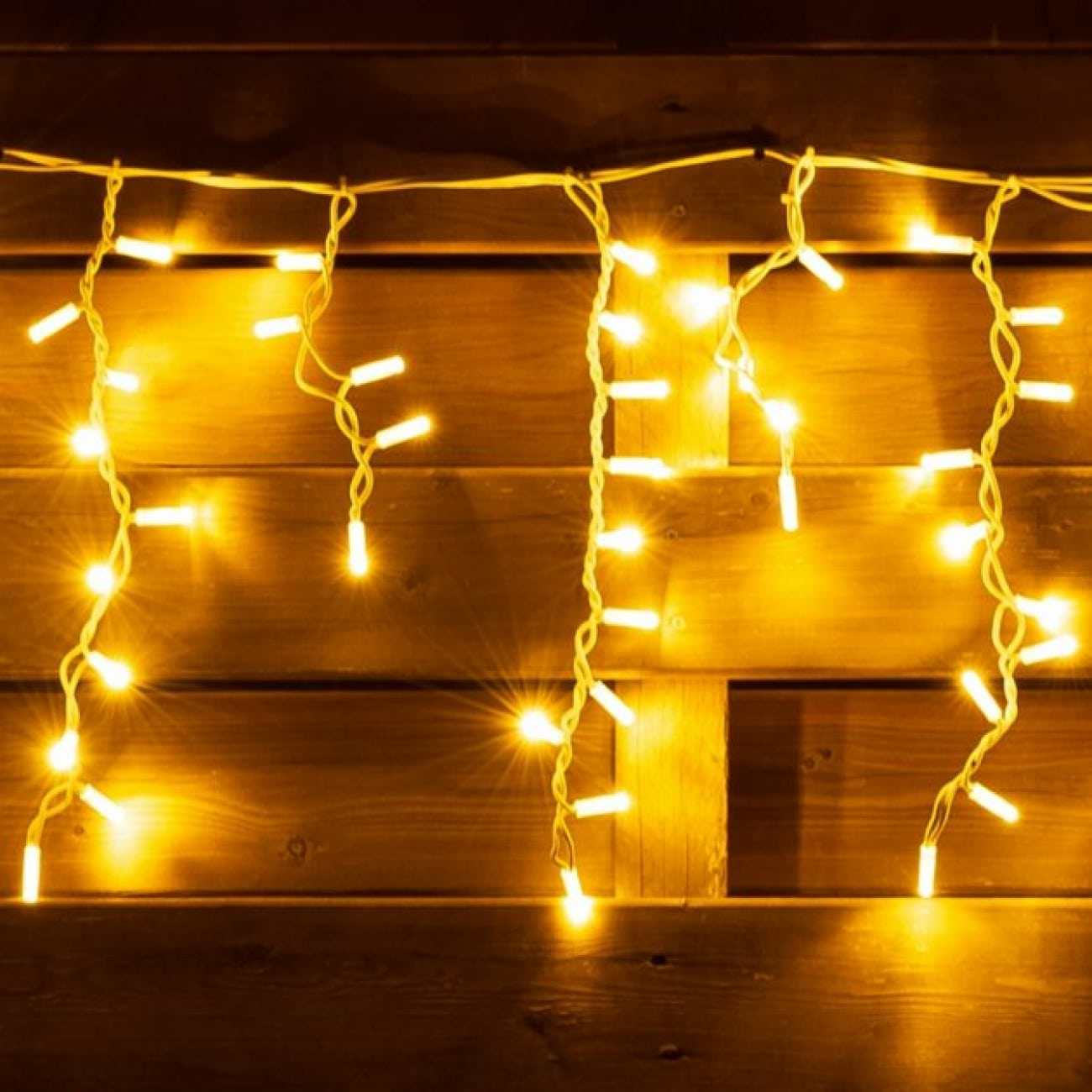 Гірлянда-штора Novogod'ko вулична Бахрома 150 LED біл. теплий. 5.5 м (801193)