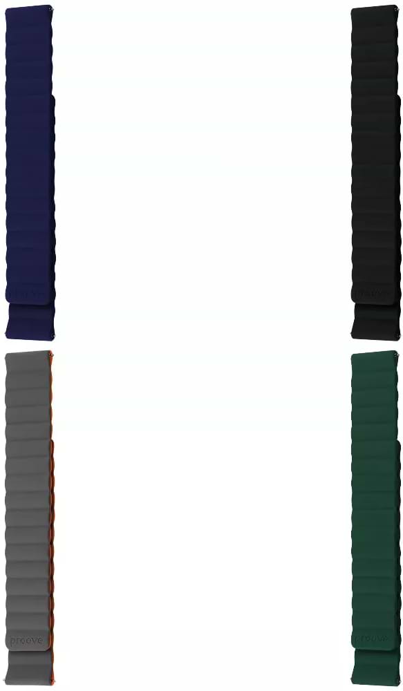 Фото - Ремінець для смарт-годинника Proove Silk Grip Band 20 mm midnight blue (WBSGUW20MM08)