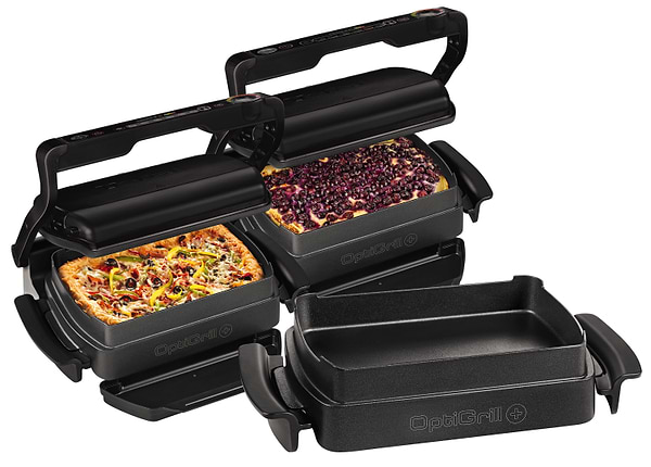 Фото - Гриль-барбекю электрический Tefal GC714834 OptiGrill +