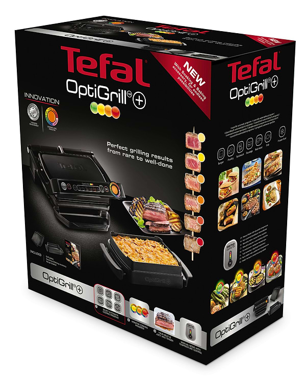 Фото - Гриль-барбекю электрический Tefal GC714834 OptiGrill +