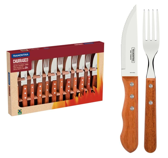Фото - Набір столових приборів Tramontina Barbecue 12 пр. (22399/063)