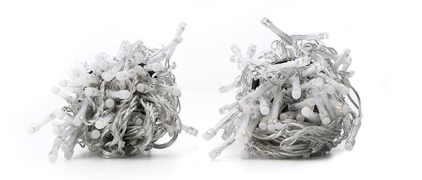 Фото - Гірлянда-штора Twinkly Smart LED Icicle RGB 190, BT+WiFi, Gen II, IP44, прозорий (TWI190STP-TEU)